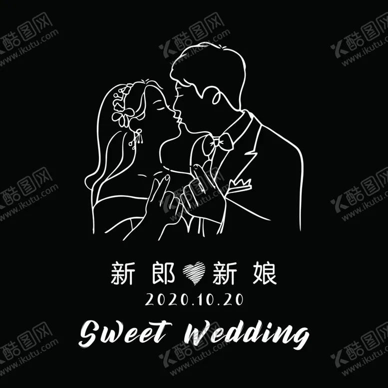 编号：26124812132211102274【酷图网】源文件下载-婚礼头像LOGO