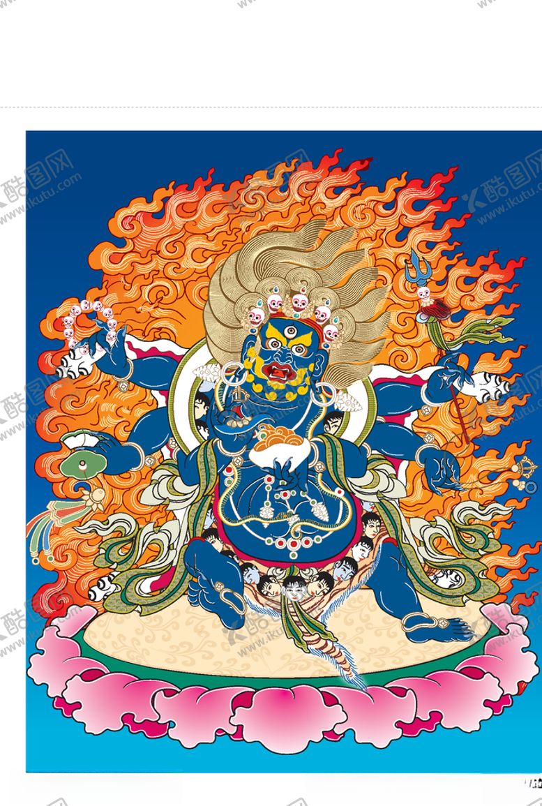 编号：47777410110448054779【酷图网】源文件下载-唐卡玛哈嘎拉