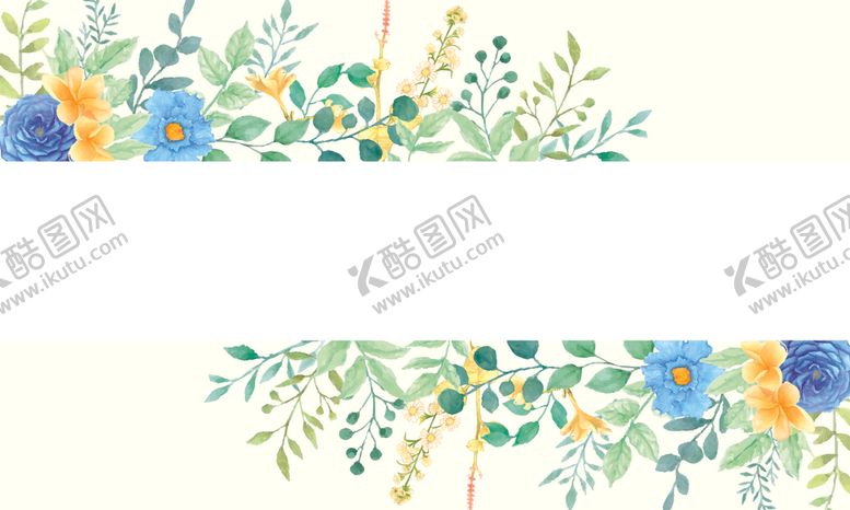 编号：61133912160848023563【酷图网】源文件下载-水彩花卉背景 
