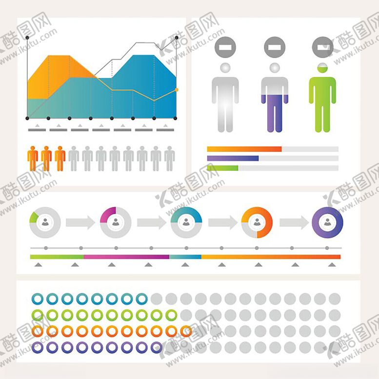 编号：12652111202041332383【酷图网】源文件下载-多样商务图表与数据元素