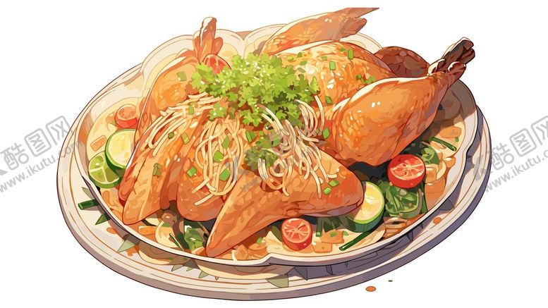 编号：96845210241559393949【酷图网】源文件下载-烤鸡