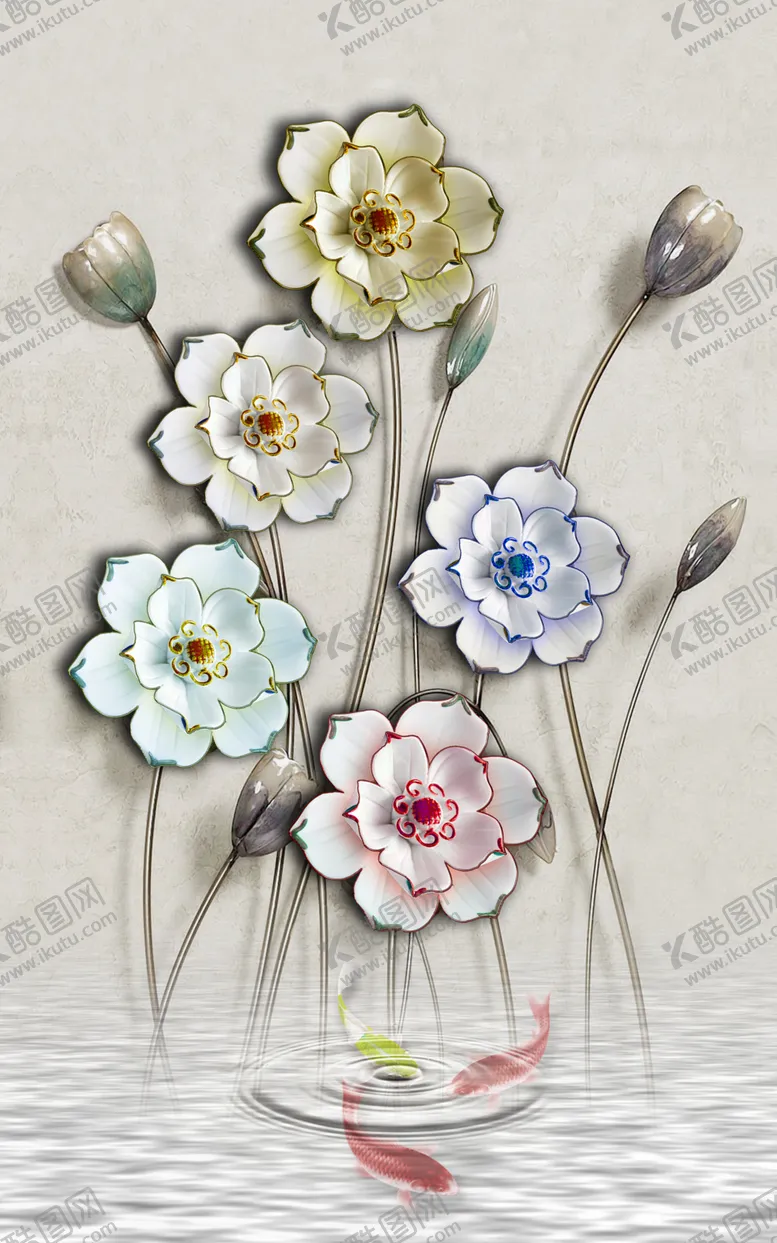 编号：58286806241309316672【酷图网】源文件下载-花鸟工笔画