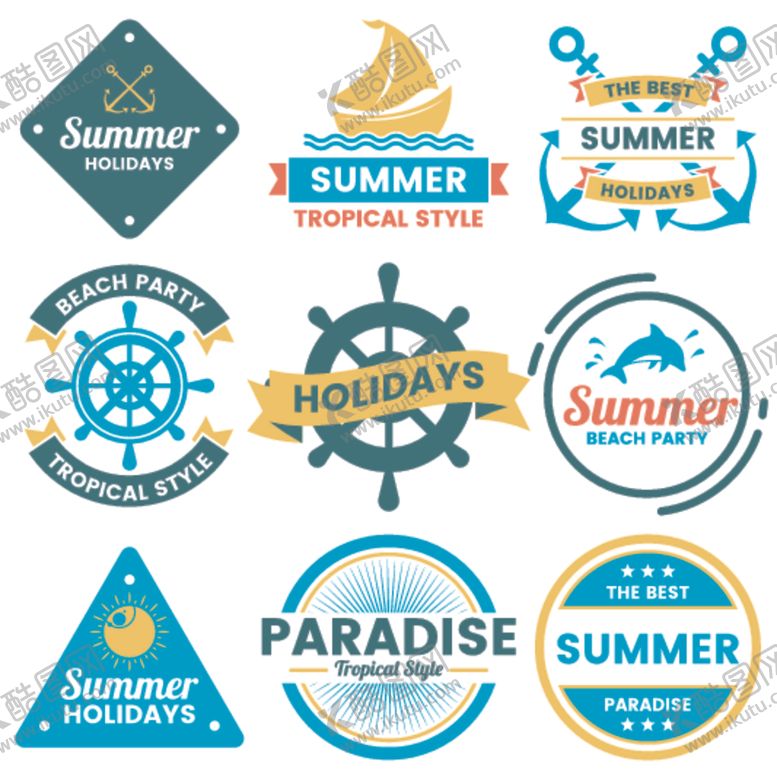 编号：93494207042214458842【酷图网】源文件下载-复古徽标