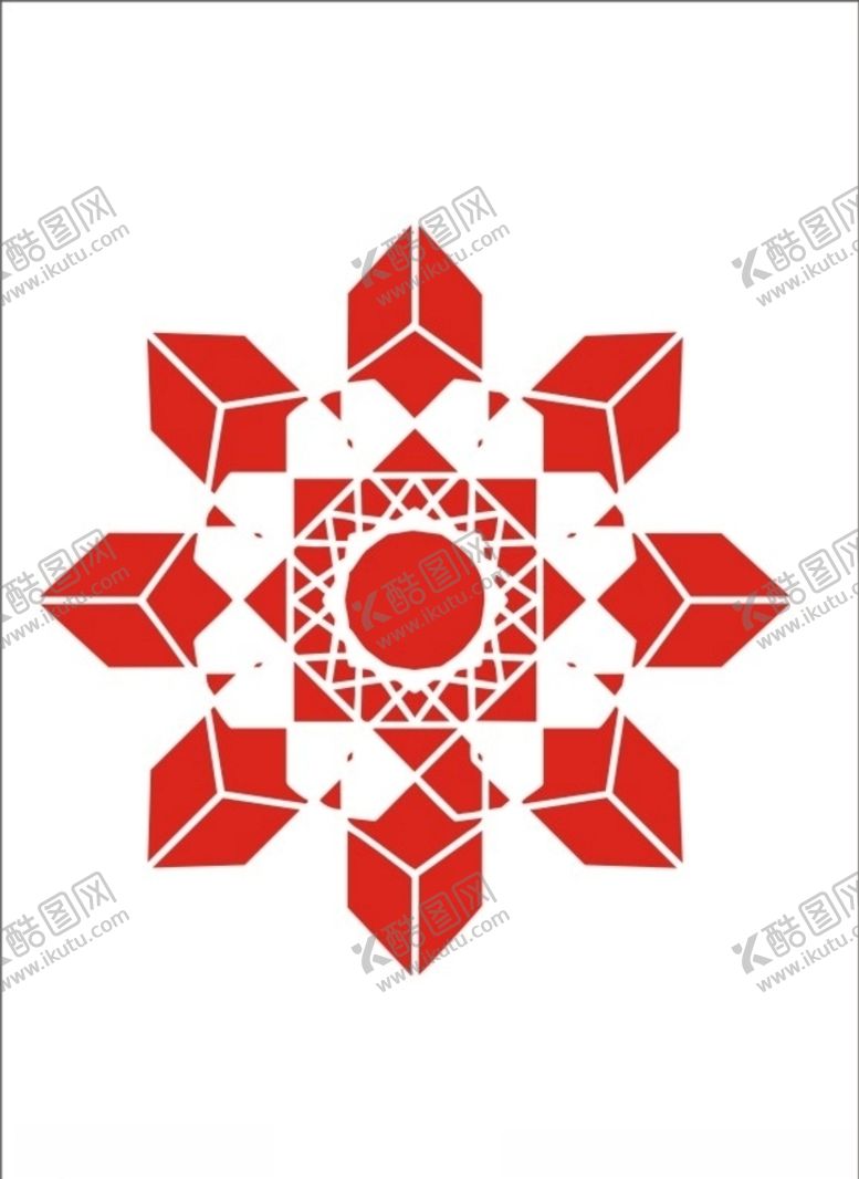 编号：63741909220630468578【酷图网】源文件下载-窗花花朵花纹时尚