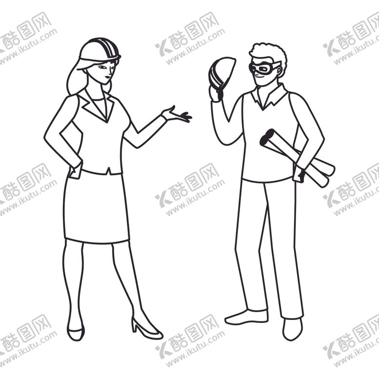 编号：12540310070129216617【酷图网】源文件下载-矢量人物素材