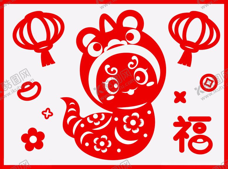 编号：27248401291954034813【酷图网】源文件下载-卡通小蛇