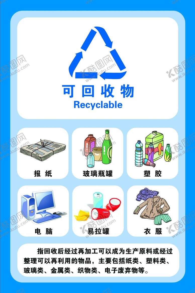 编号：74172810162131116270【酷图网】源文件下载-可回收物