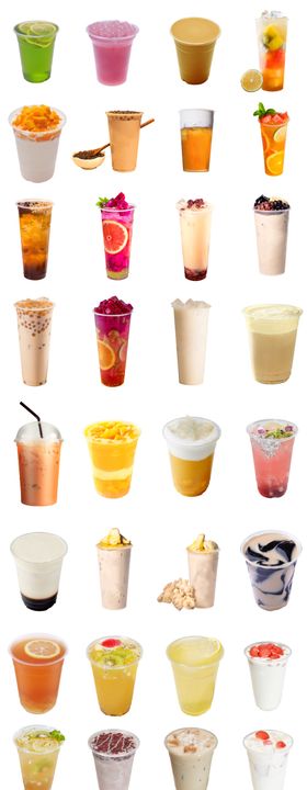 奶茶果汁抠图大图
