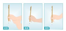 毛笔握笔姿势