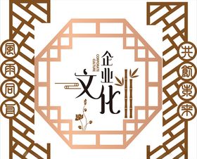 企业文化企业形象墙企业背景