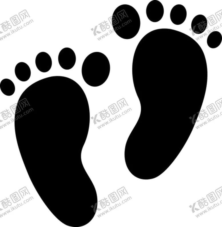 编号：41696104301448475623【酷图网】源文件下载-脚掌图标图形海报素材