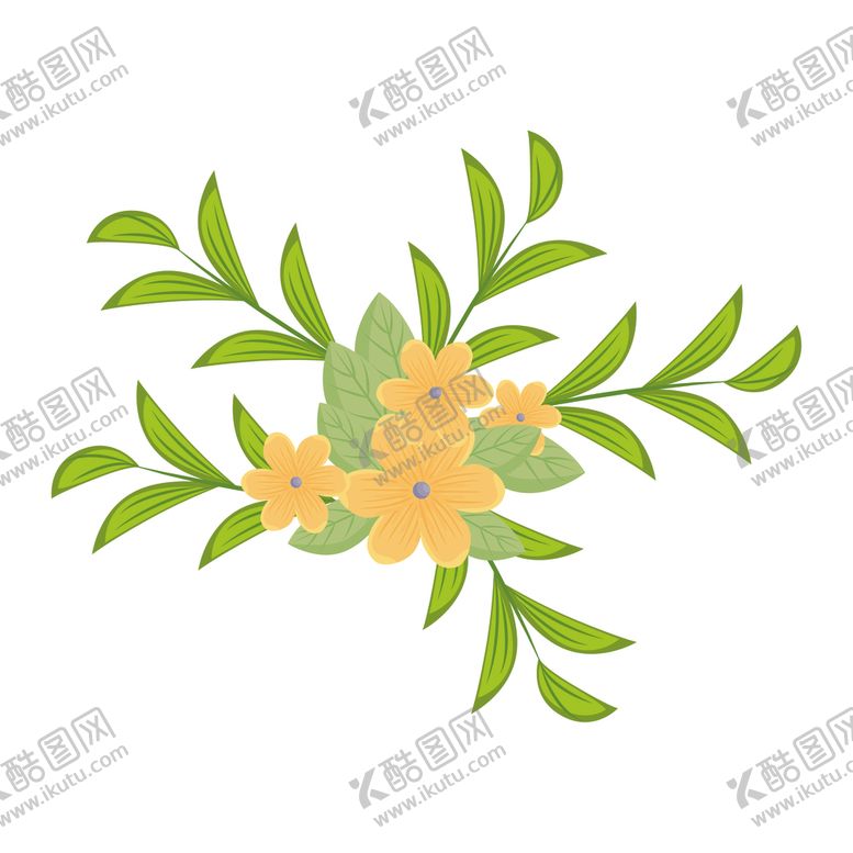 编号：91938009111511228406【酷图网】源文件下载-淡彩花朵