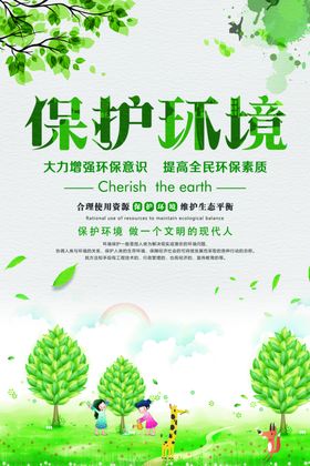 保护环境宣传海报