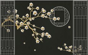 工笔花鸟画图片