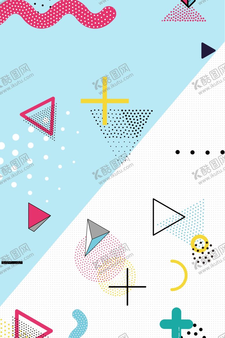 编号：65180307140225172905【酷图网】源文件下载-孟菲斯海报