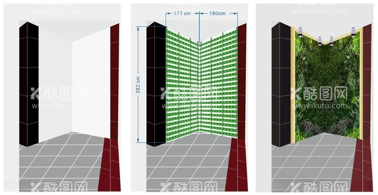 编号：76744812190901487139【酷图网】源文件下载-立体绿化结构图