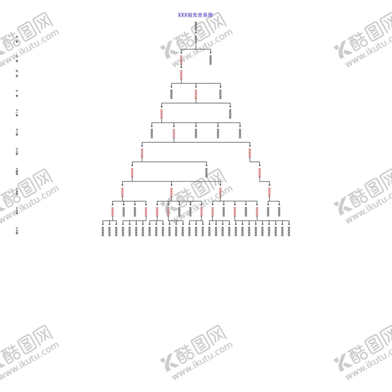 编号：61978404220420249561【酷图网】源文件下载-族谱