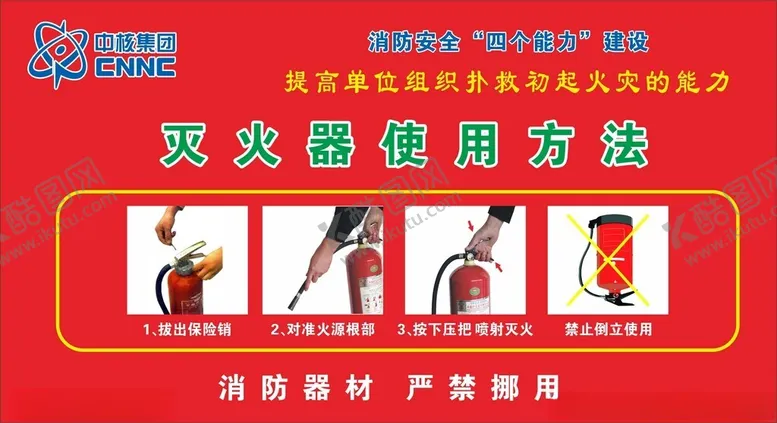 编号：41010502270537039283【酷图网】源文件下载-灭火器使用方法