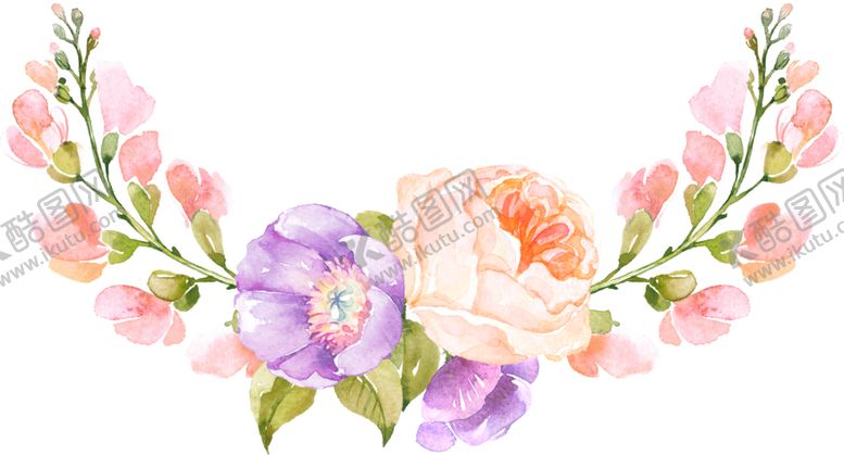 编号：26492506260620466113【酷图网】源文件下载-水彩手绘花卉花朵植物