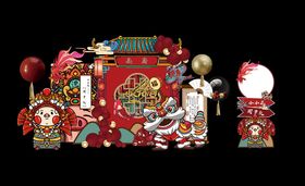 喜庆中式周岁礼