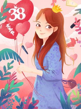 38女神节海报