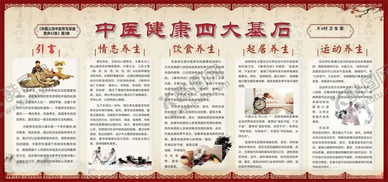 编号：31718412160723592075【酷图网】源文件下载-中医健康四大基石