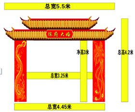 婚庆牌坊门