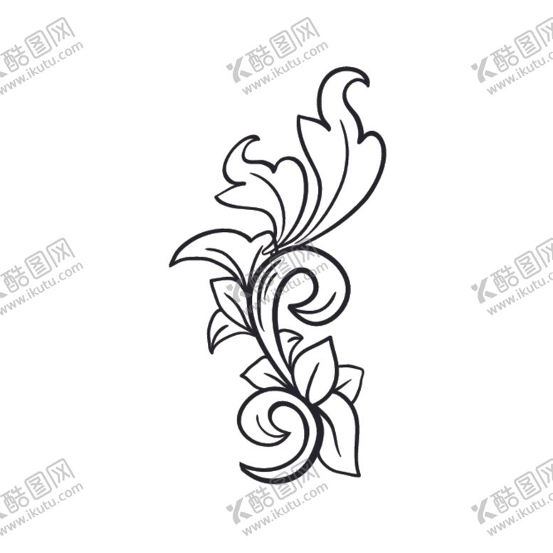 编号：26194909291904381979【酷图网】源文件下载-欧式复古花纹图案