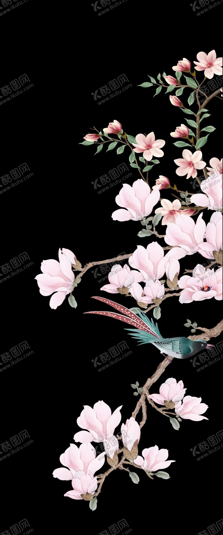 编号：34106709280816541534【酷图网】源文件下载-花鸟工笔