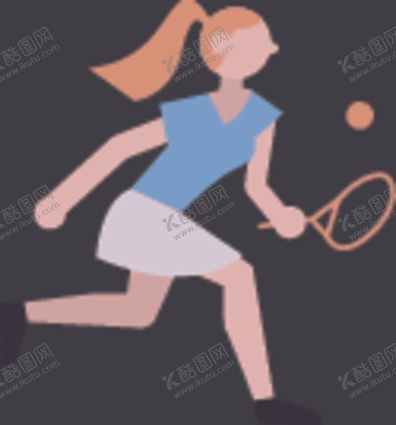 编号：70990505111734023799【酷图网】源文件下载-打网球