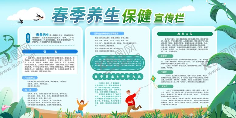 编号：92121704271751459595【酷图网】源文件下载-春季养生知识宣传栏