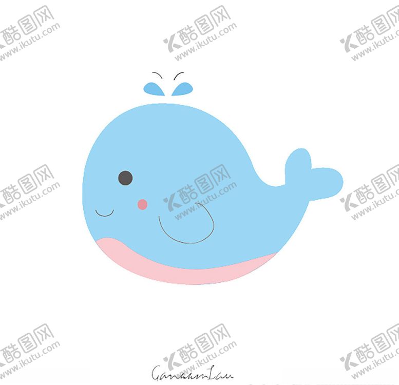 编号：17267409171055172771【酷图网】源文件下载-可爱鲸鱼
