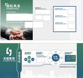 团队风采企业文化墙