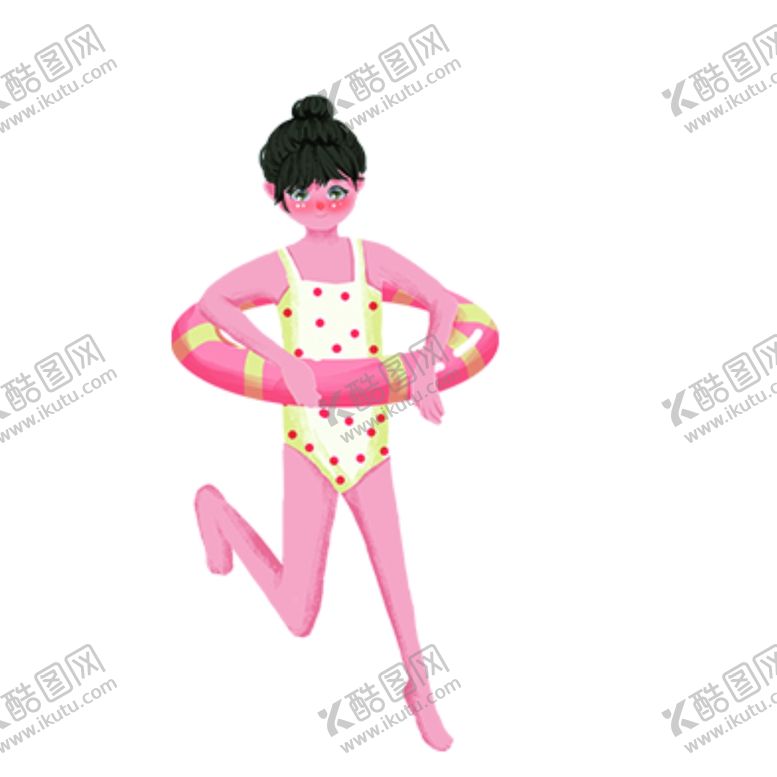 编号：48727110040448288250【酷图网】源文件下载-游泳女孩