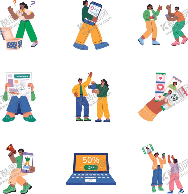 编号：57613104011740584116【酷图网】源文件下载-办公协作插画