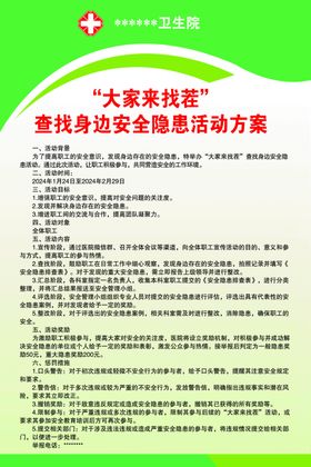 大家来找茬查找身边安全隐患活动