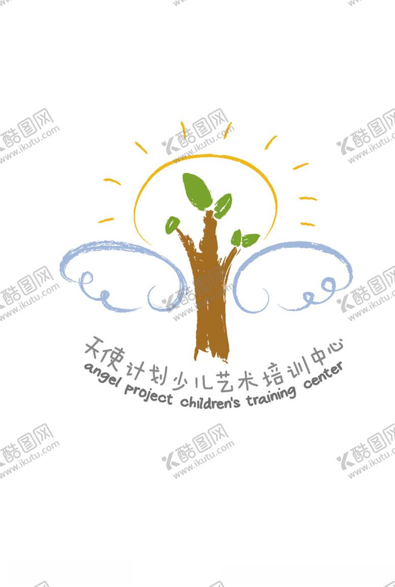 编号：79578209181758416908【酷图网】源文件下载-天使培训班标志