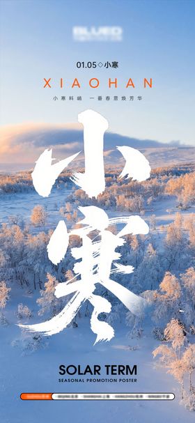 二十四节气之小寒海报