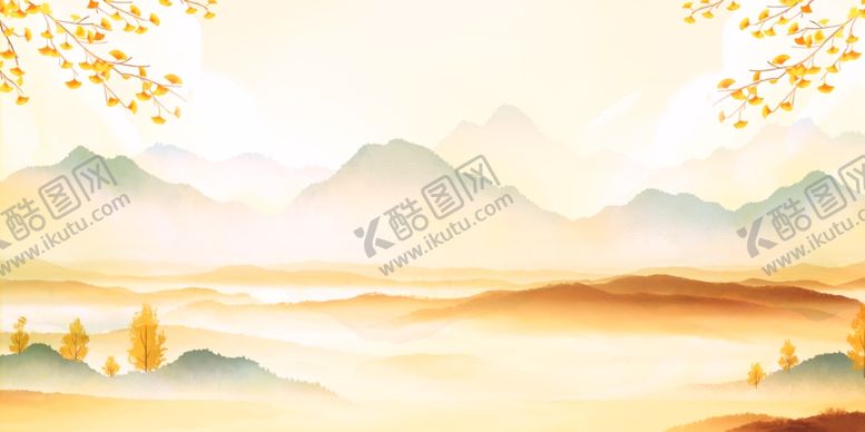 编号：34813511020805414987【酷图网】源文件下载-金秋十月背景