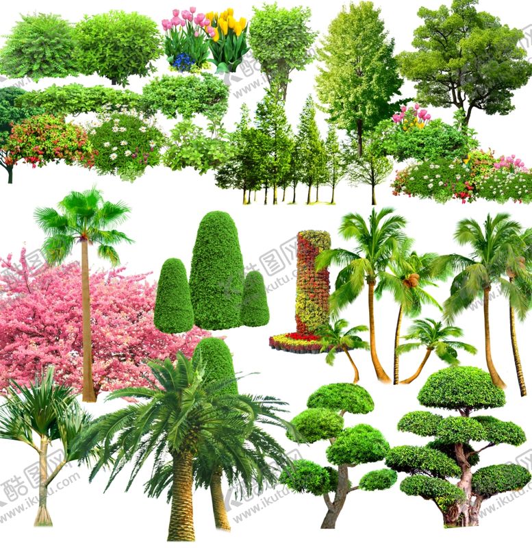编号：75178009300041023241【酷图网】源文件下载-花草分层素材