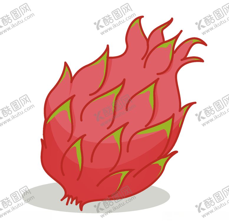 编号：70747010271002112677【酷图网】源文件下载-矢量卡通火龙果