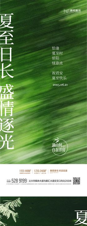 夏至24节气节日海报