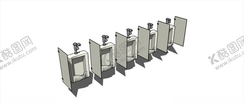 编号：29347009241816003909【酷图网】源文件下载-男厕所草图大师SU模型模