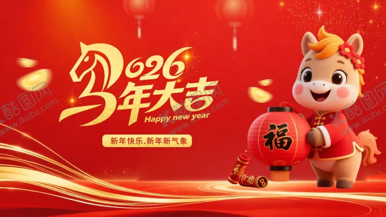 编号：18001204202113469495【酷图网】源文件下载-马年大吉