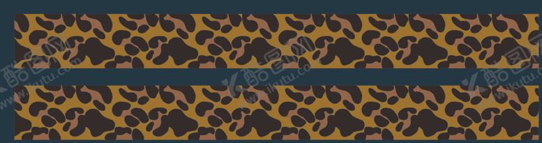 编号：41858610211450328445【酷图网】源文件下载-印花豹纹黑白图案设计