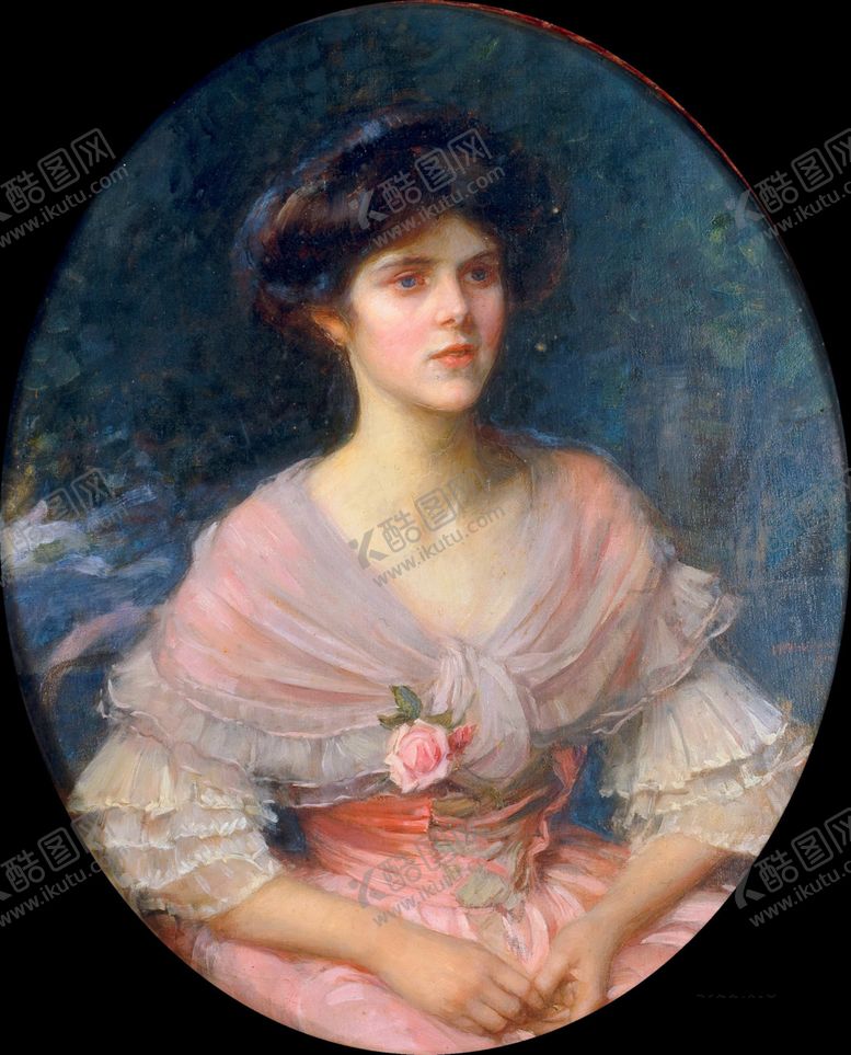 编号：72445509250521178298【酷图网】源文件下载-欧式古典人物形象油画