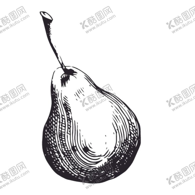 编号：72425010311237469139【酷图网】源文件下载-水果绘画线稿图案