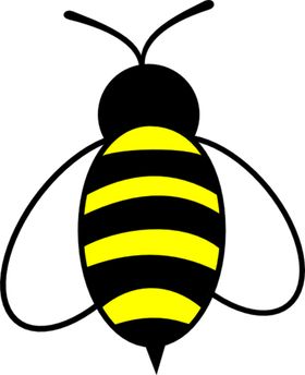 蜜蜂插图抠图免扣素材