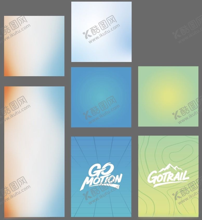 编号：88005304011620362687【酷图网】源文件下载-多彩渐变图案与户外运动标识