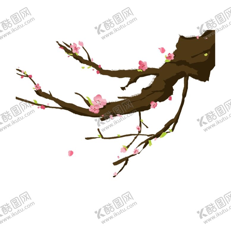 编号：44542710151109314958【酷图网】源文件下载-梅花树枝元素